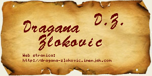 Dragana Zloković vizit kartica